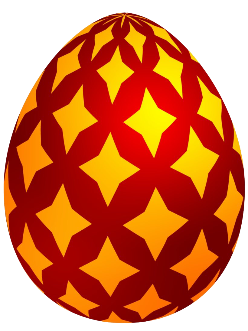 Egg Easter Red Transparent PNG Image