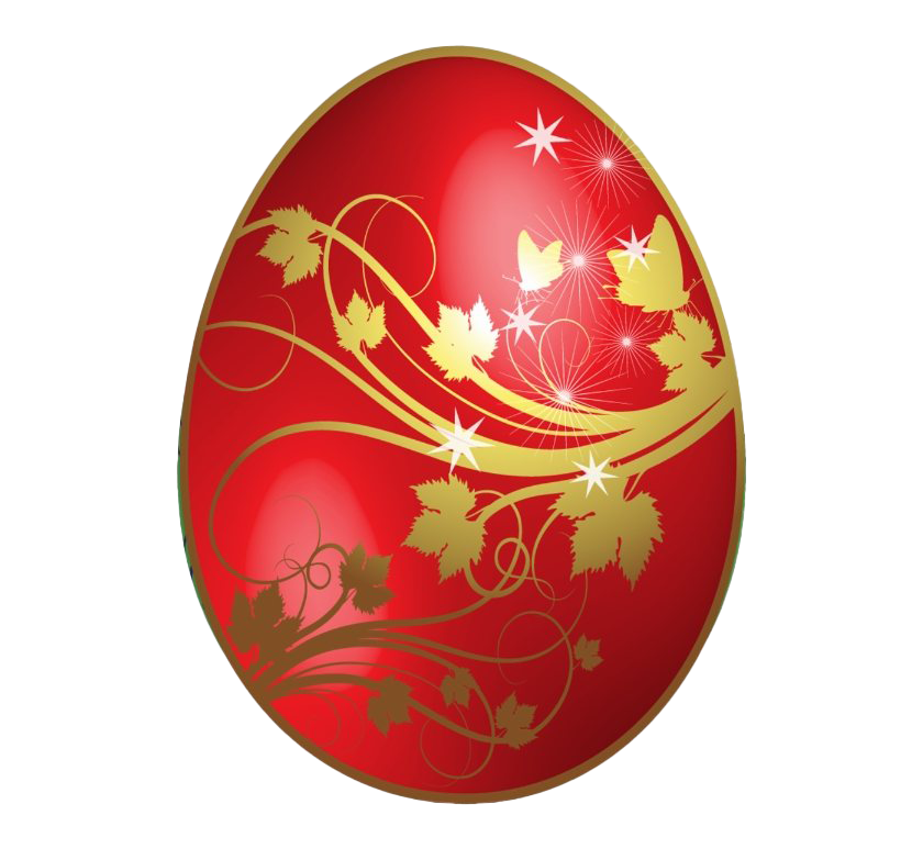 Egg Easter Red Transparent PNG Image