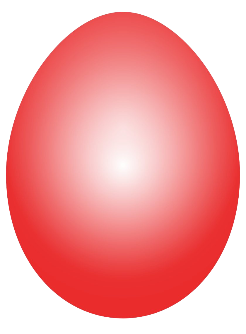 Egg Easter Red Transparent PNG Image