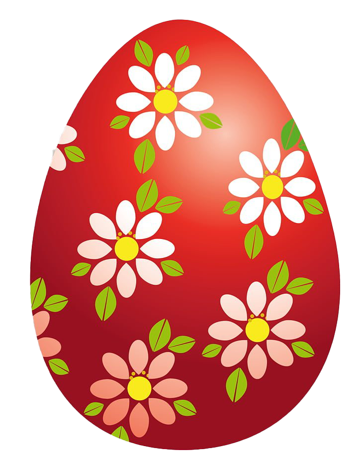 Egg Easter Red Transparent PNG Image