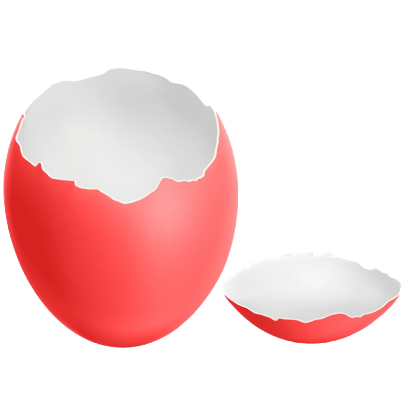 Egg Easter Red Transparent PNG Image