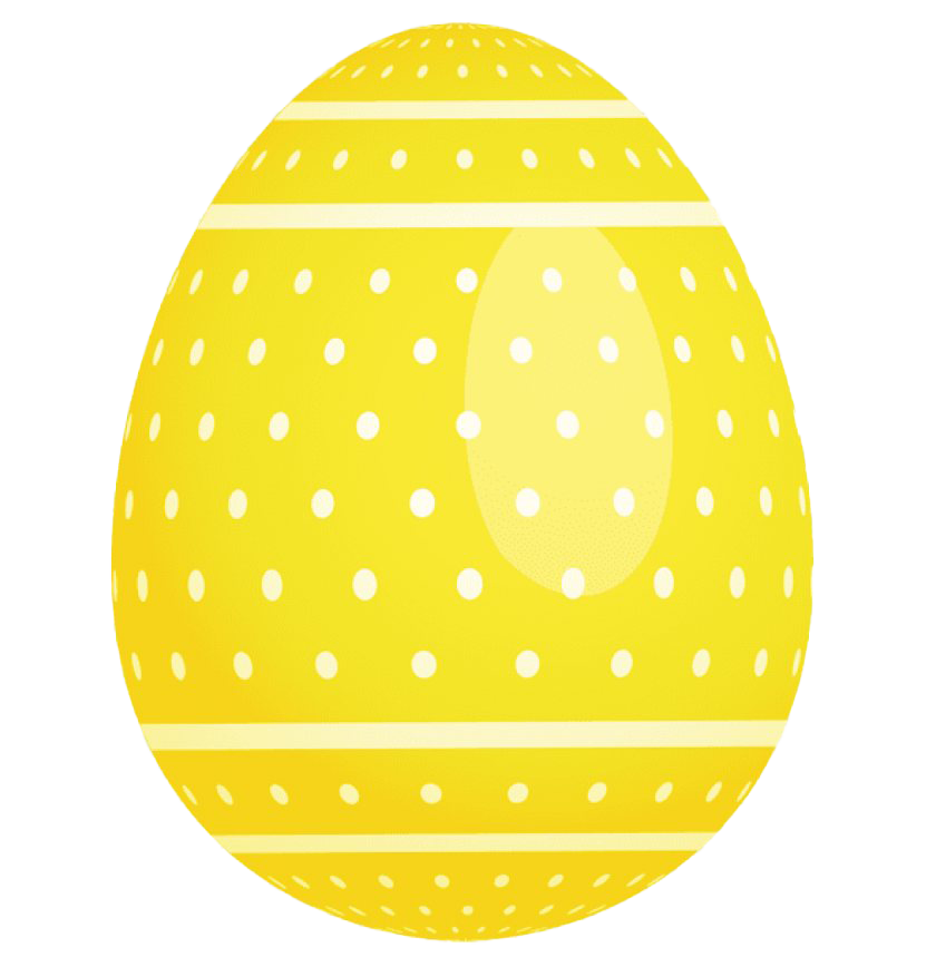 Egg Easter Yellow Transparent PNG Image