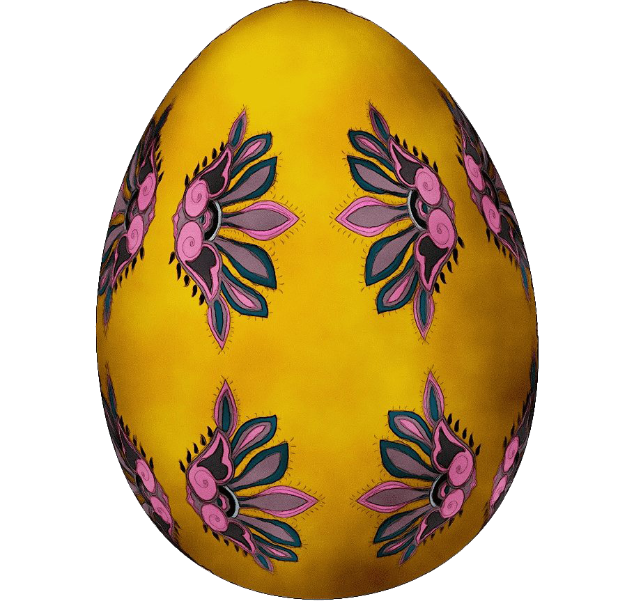 Egg Easter Yellow Transparent PNG Image