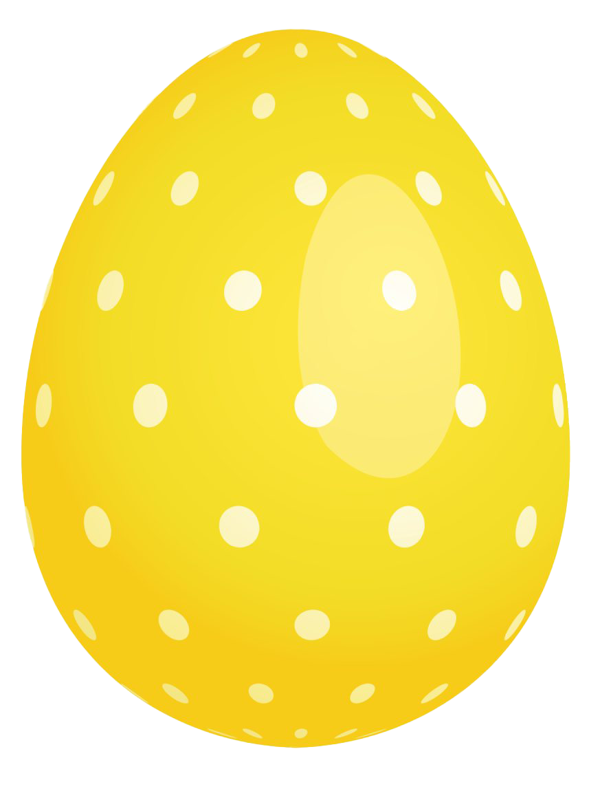 Egg Easter Yellow Transparent PNG Image