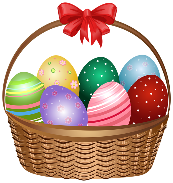 Basket Egg Vector Easter Transparent PNG Image
