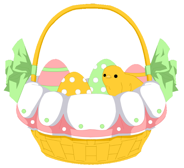 Basket Egg Vector Easter Transparent PNG Image