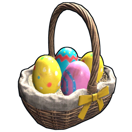 Basket Egg Easter Transparent PNG Image