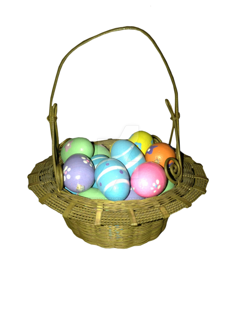 Basket Egg Easter Transparent PNG Image
