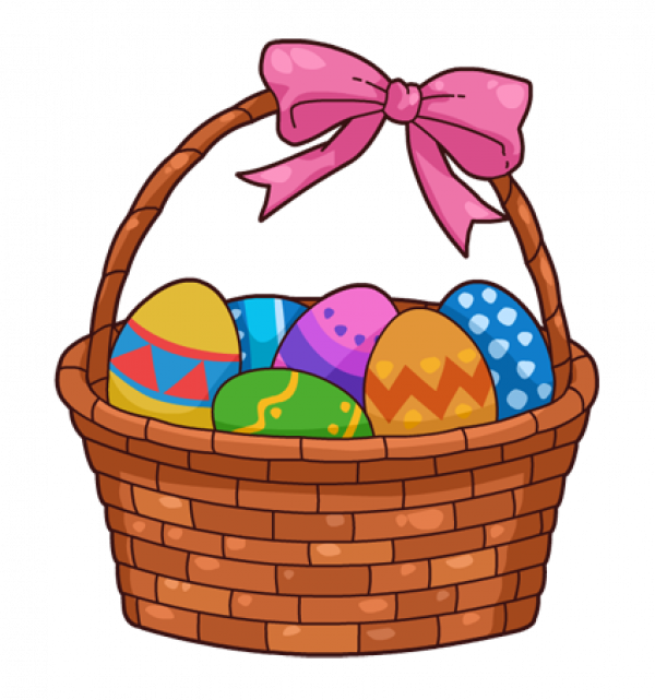 Basket Egg Easter Transparent PNG Image
