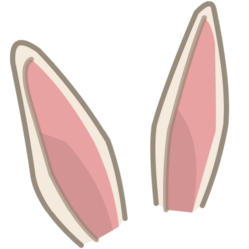Easter Bunny Ears Transparent PNG Image