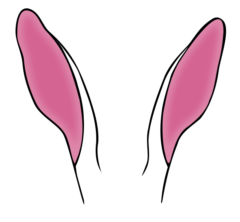 Easter Bunny Ears Transparent PNG Image