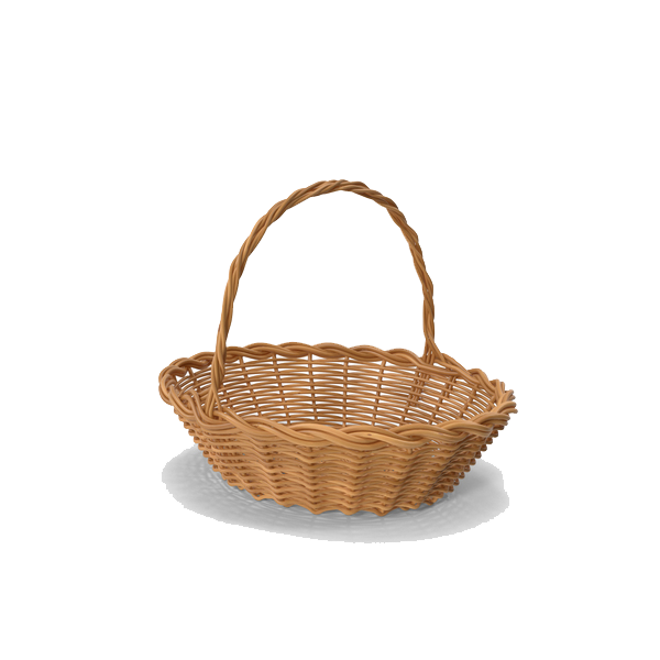 Empty Easter Basket Transparent PNG Image