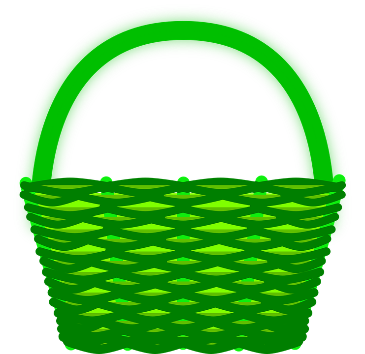Empty Easter Basket Transparent PNG Image