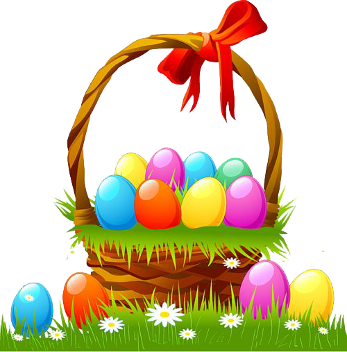 Easter Basket Transparent PNG Image