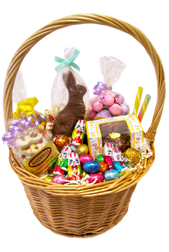 Easter Basket Bunny File Transparent PNG Image