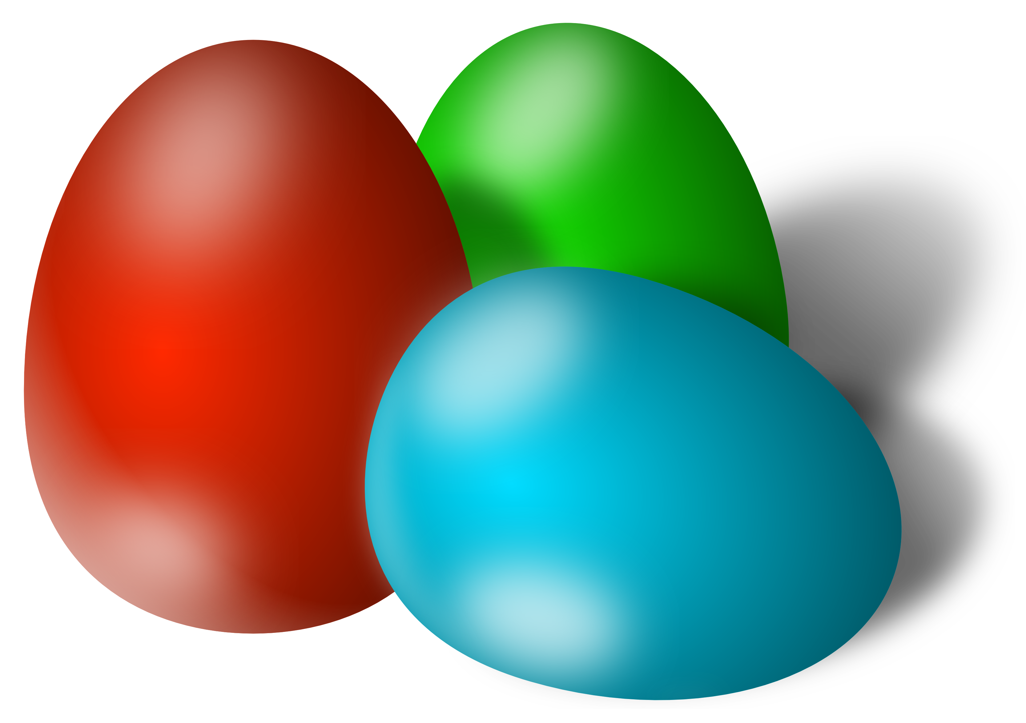 Easter Eggs Transparent PNG Image