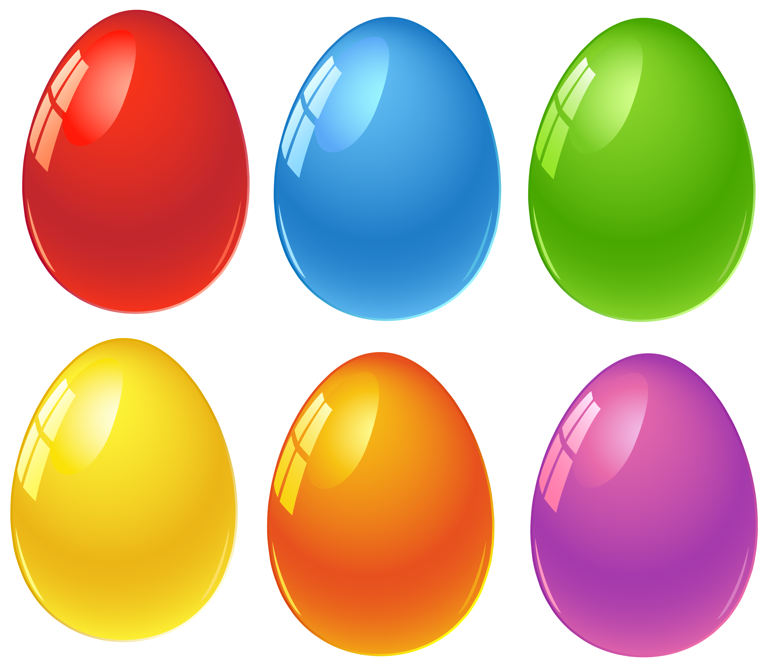 Easter Eggs Transparent PNG Image