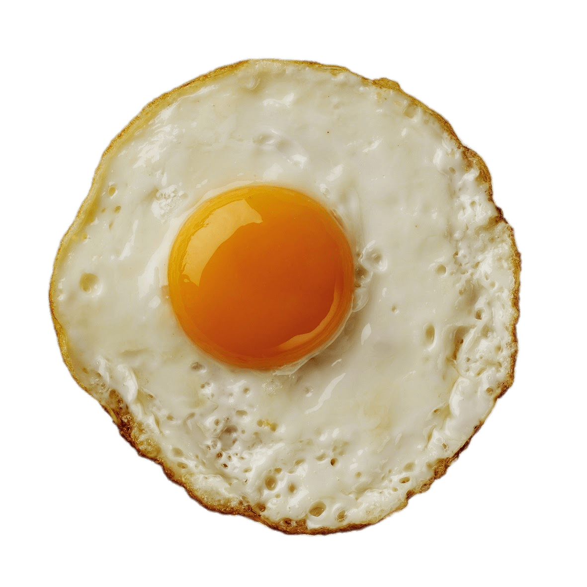 Fried Egg Half Transparent PNG Image