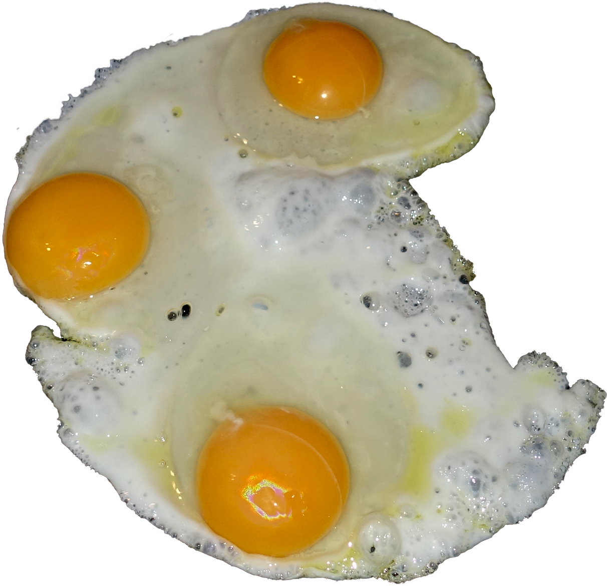 Fried Egg Half Transparent PNG Image