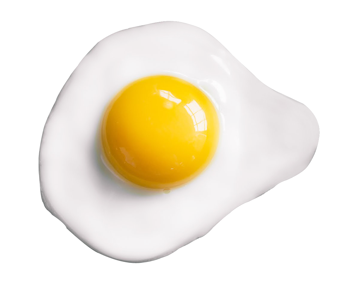 Fried Egg Half Transparent PNG Image