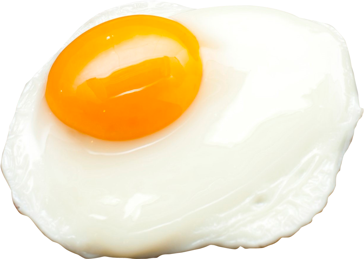 Fried Egg Half Transparent PNG Image
