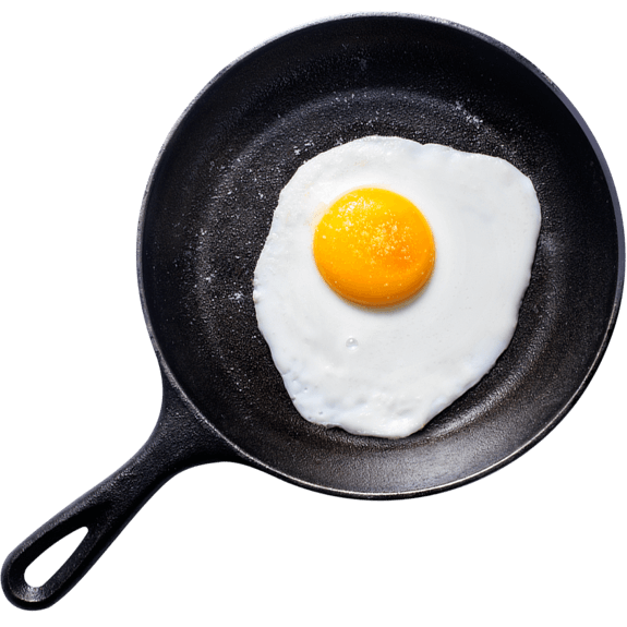Fried Egg Pan Transparent PNG Image