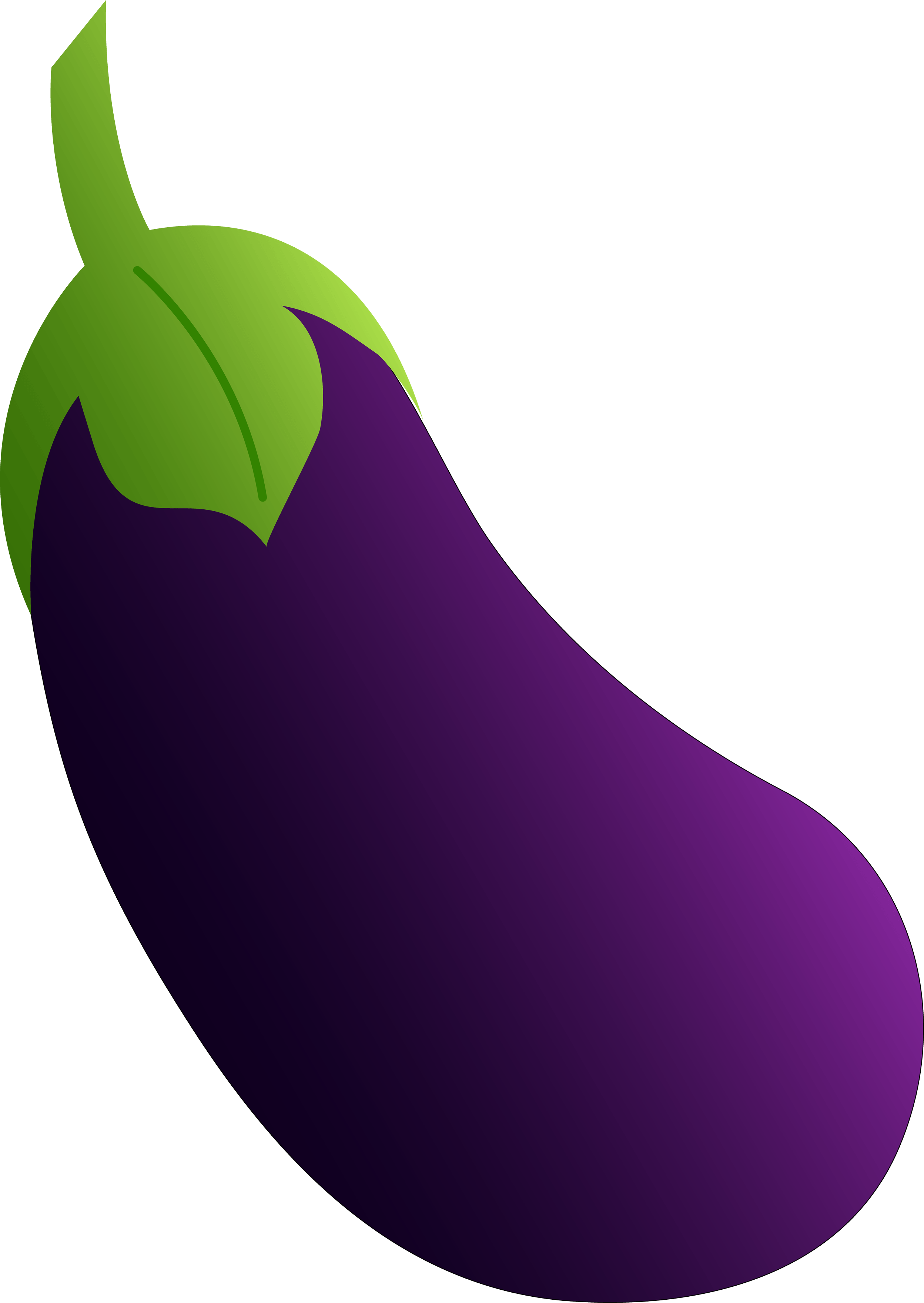 Eggplant Transparent PNG Image