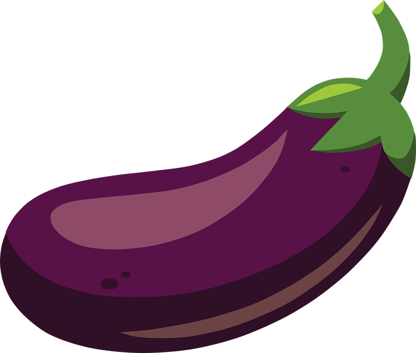 Purple Vector Eggplant Transparent PNG Image