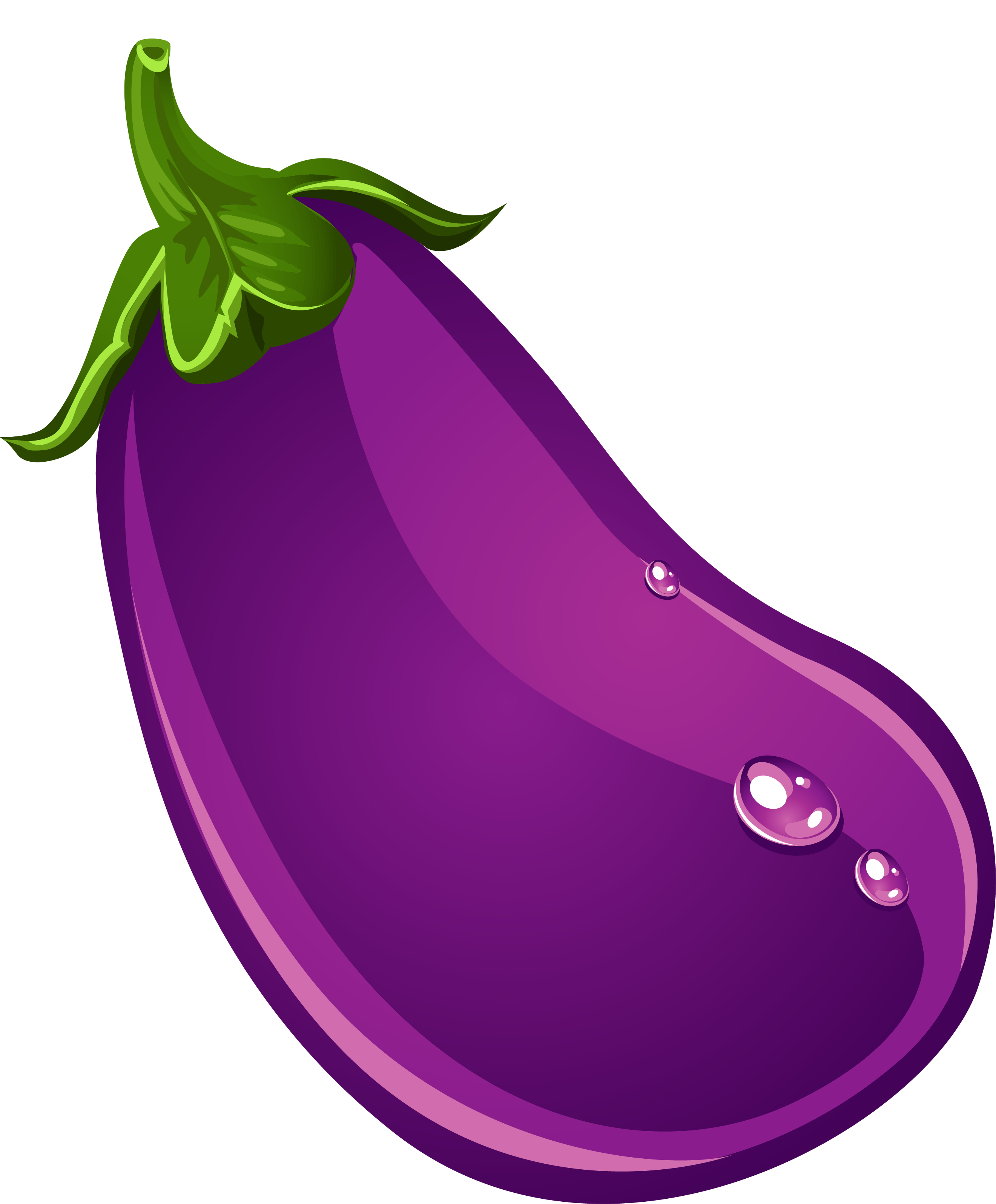 Purple Vector Eggplant Transparent PNG Image