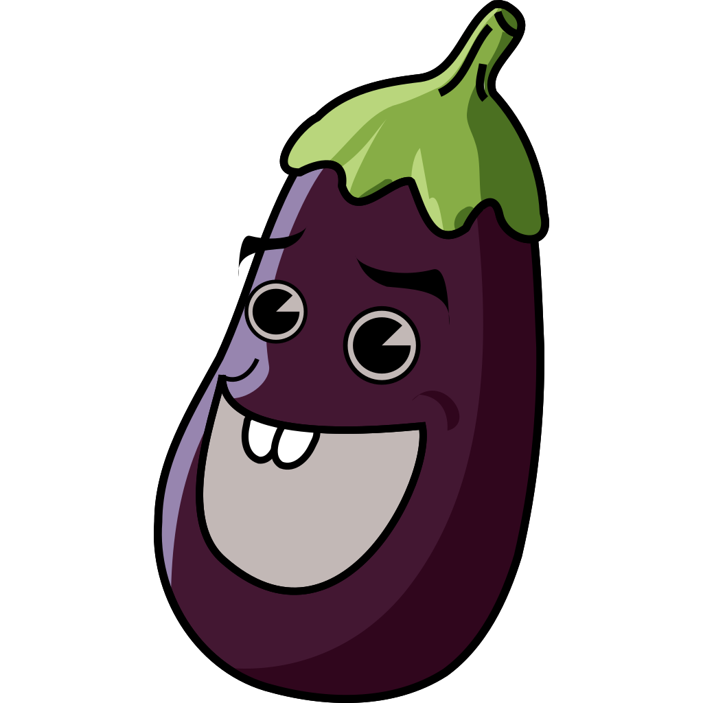 Vector Eggplant File Transparent PNG Image