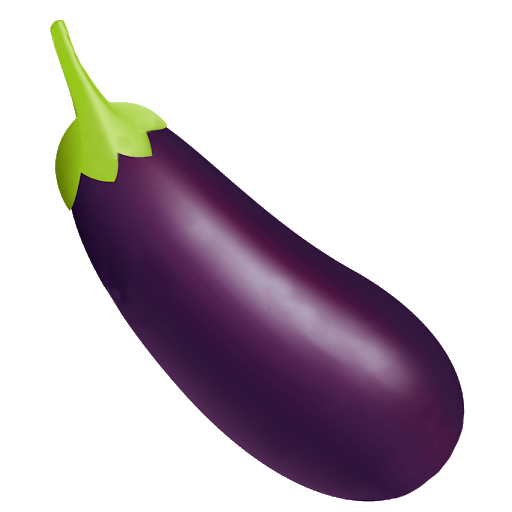 Vector Eggplant Transparent PNG Image