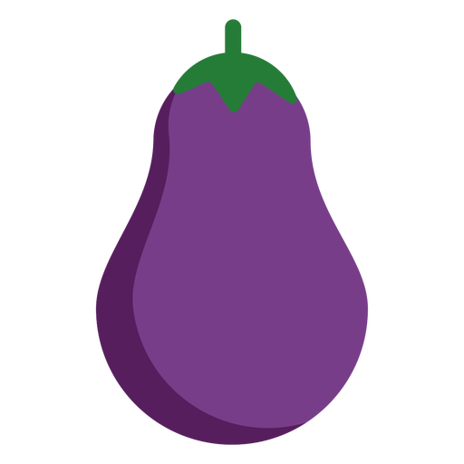 Vector Eggplant Transparent PNG Image
