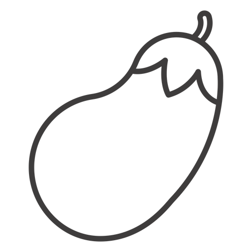 Vector Eggplant Transparent PNG Image