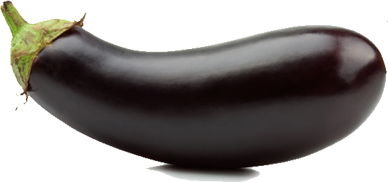 Black Brinjal Transparent PNG Image