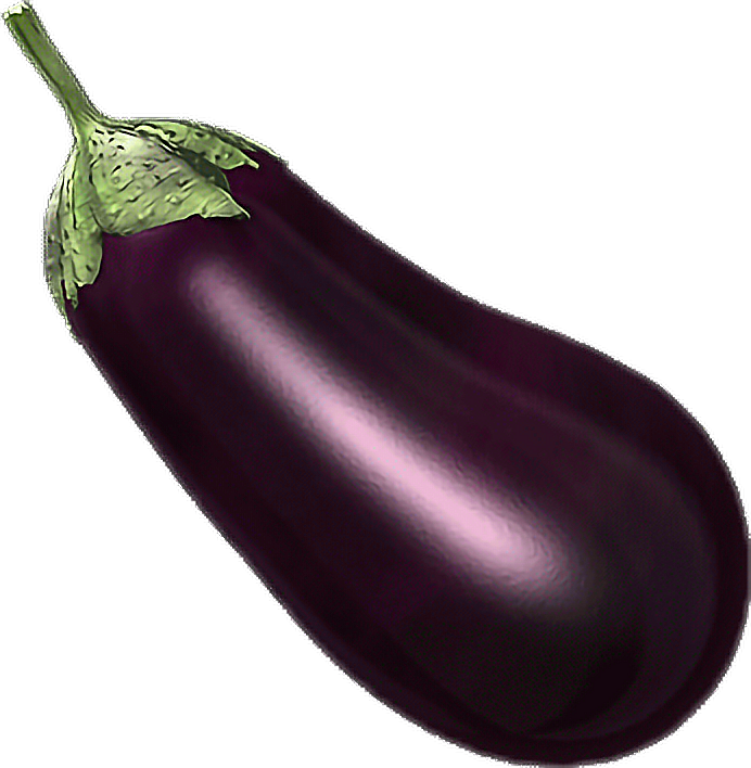 Black Brinjal Transparent PNG Image