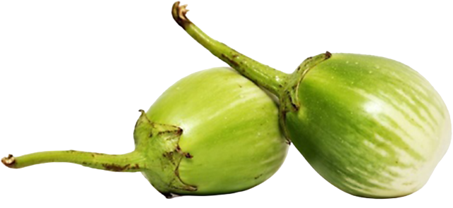 Green Brinjal Transparent PNG Image