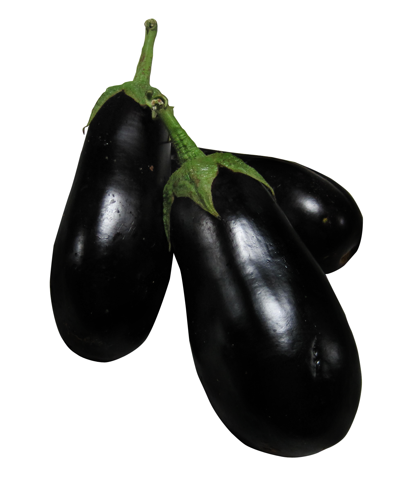 Brinjal Eggplant Bunch Transparent PNG Image
