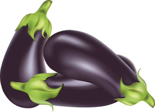 Pic Brinjal Bunch Transparent PNG Image