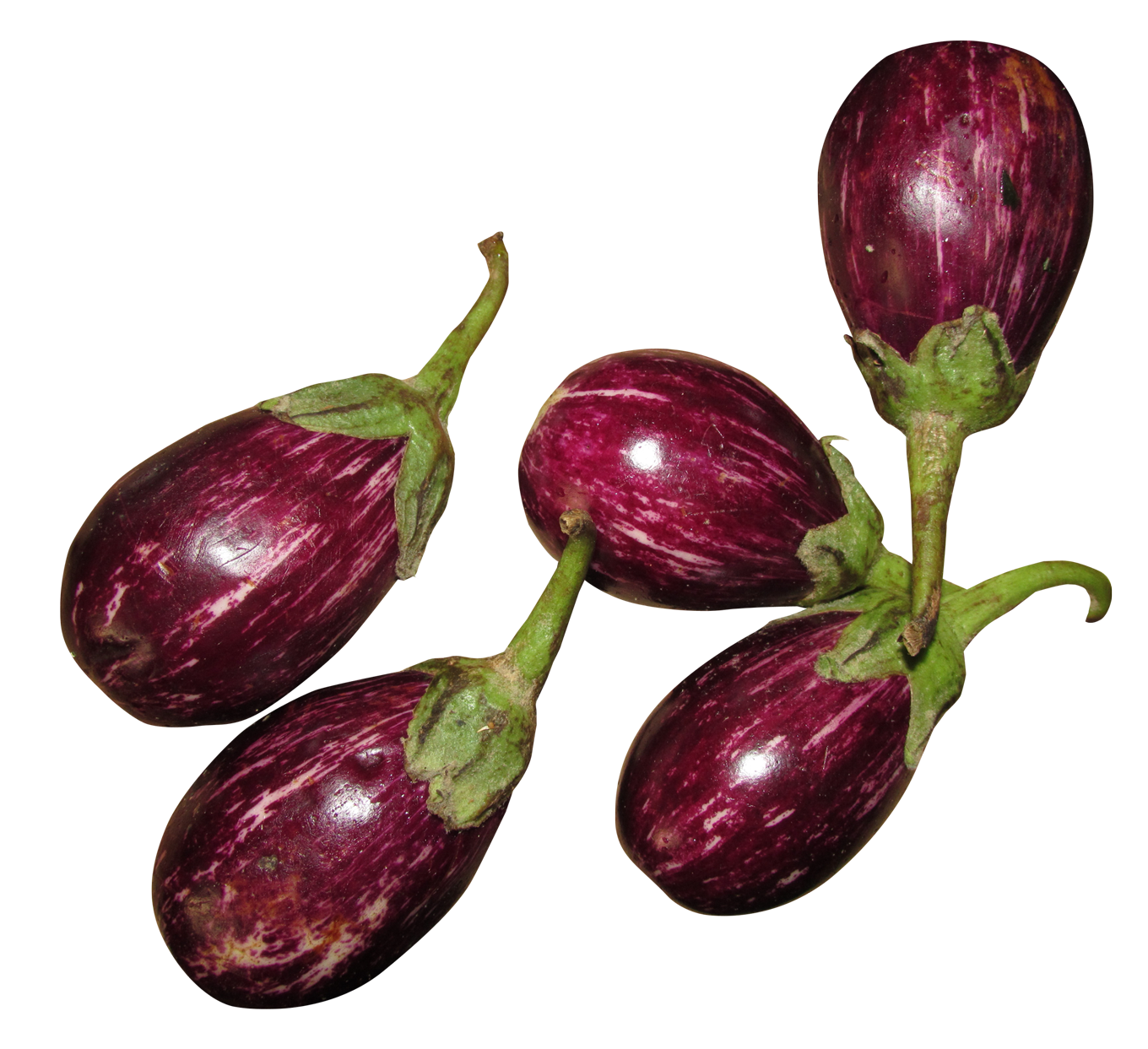 Brinjal Bunch Transparent PNG Image