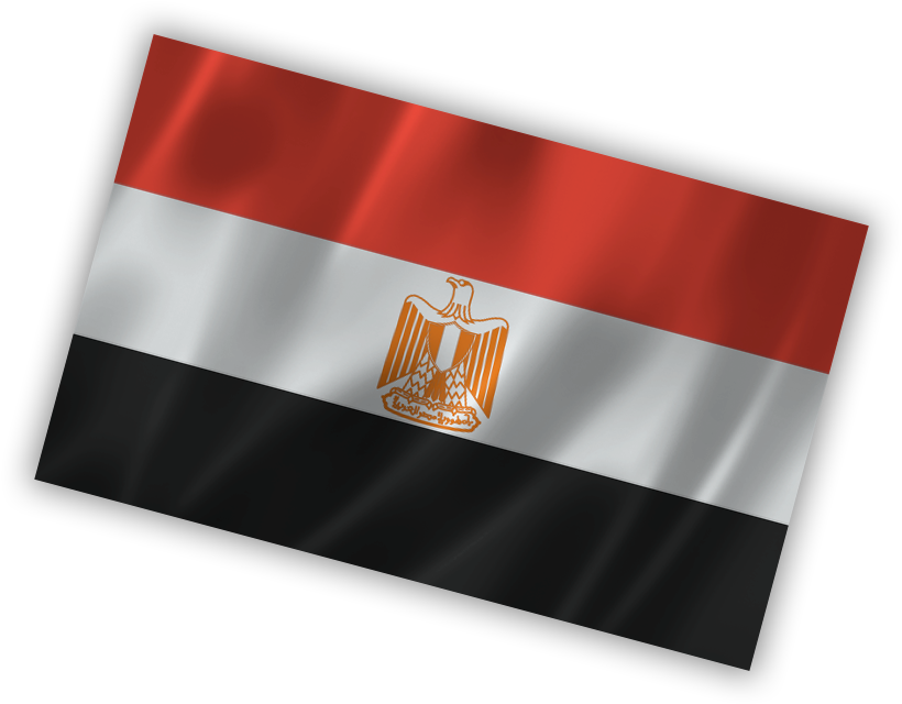 Egypt Flag Transparent PNG Image