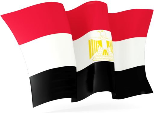 Egypt Flag Transparent PNG Image