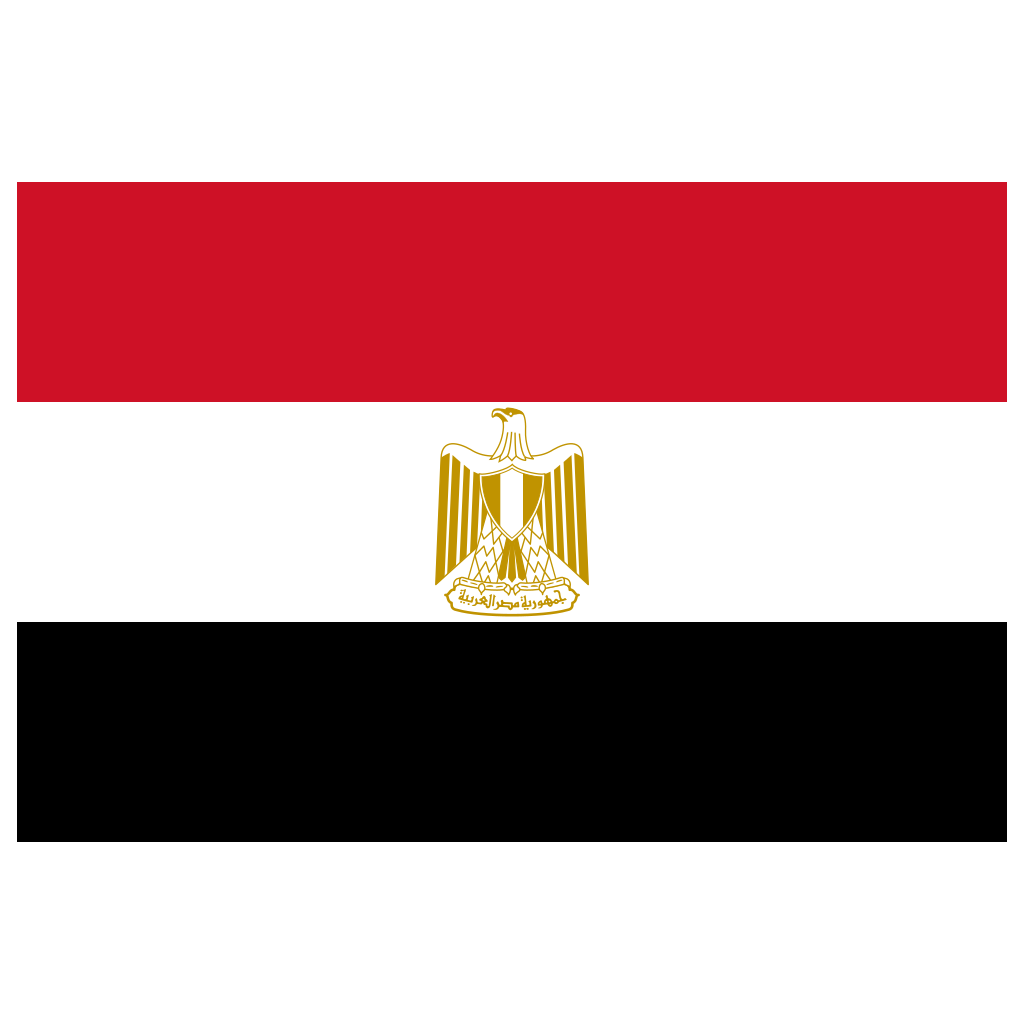 Egypt Flag Transparent PNG Image