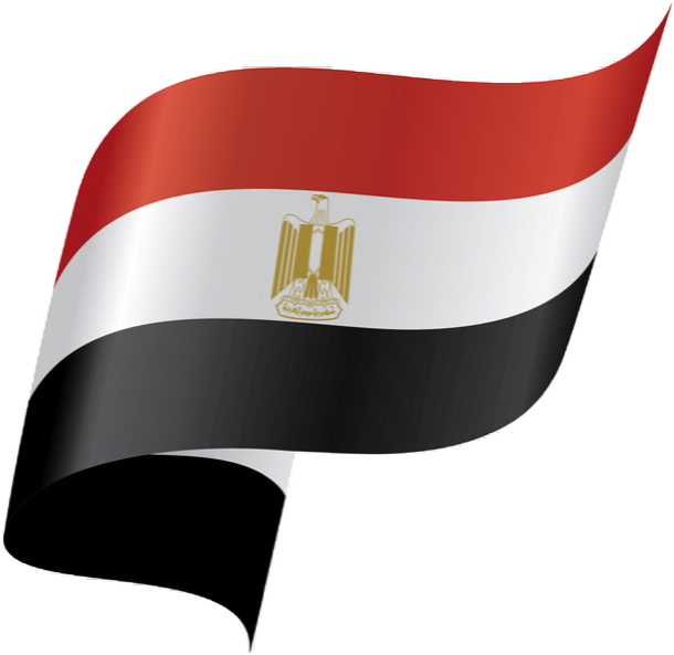 Egypt Flag Transparent PNG Image
