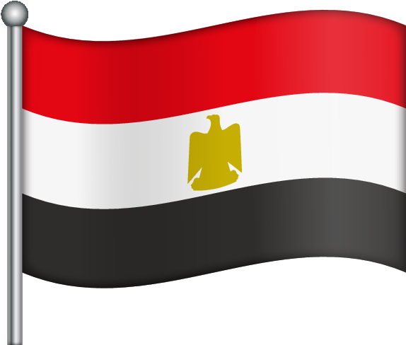 Egypt Flag Transparent PNG Image