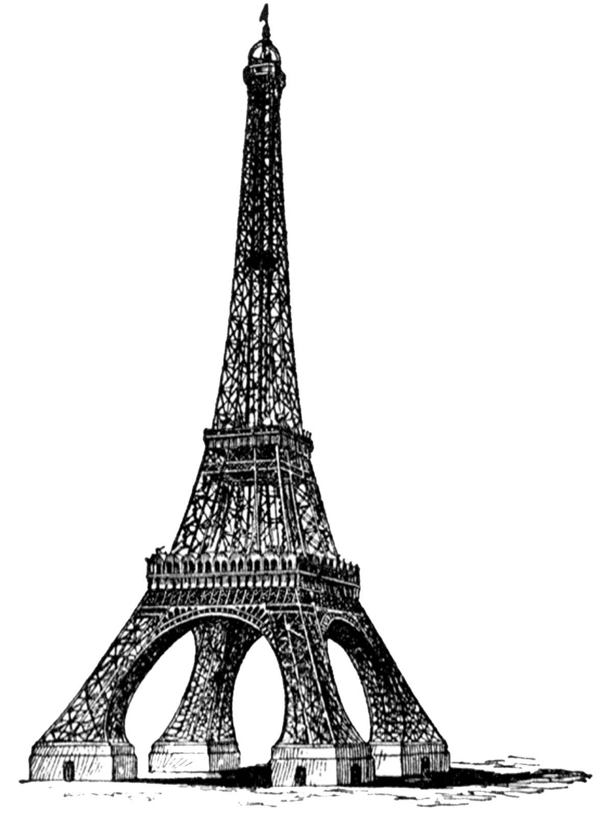 Eiffel Tower Transparent PNG Image