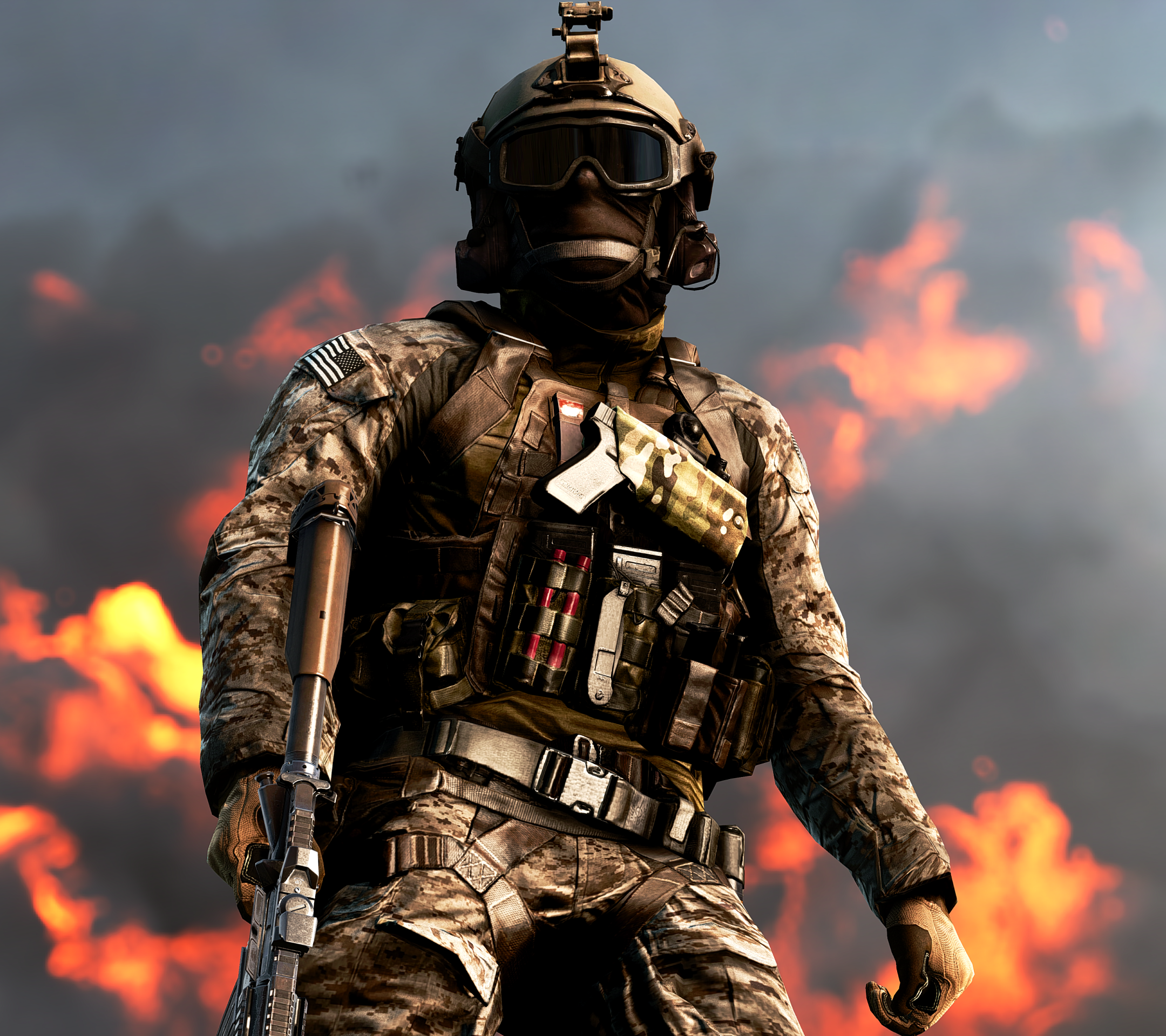 Battlefield Infantry Officer Military Transparent PNG Image