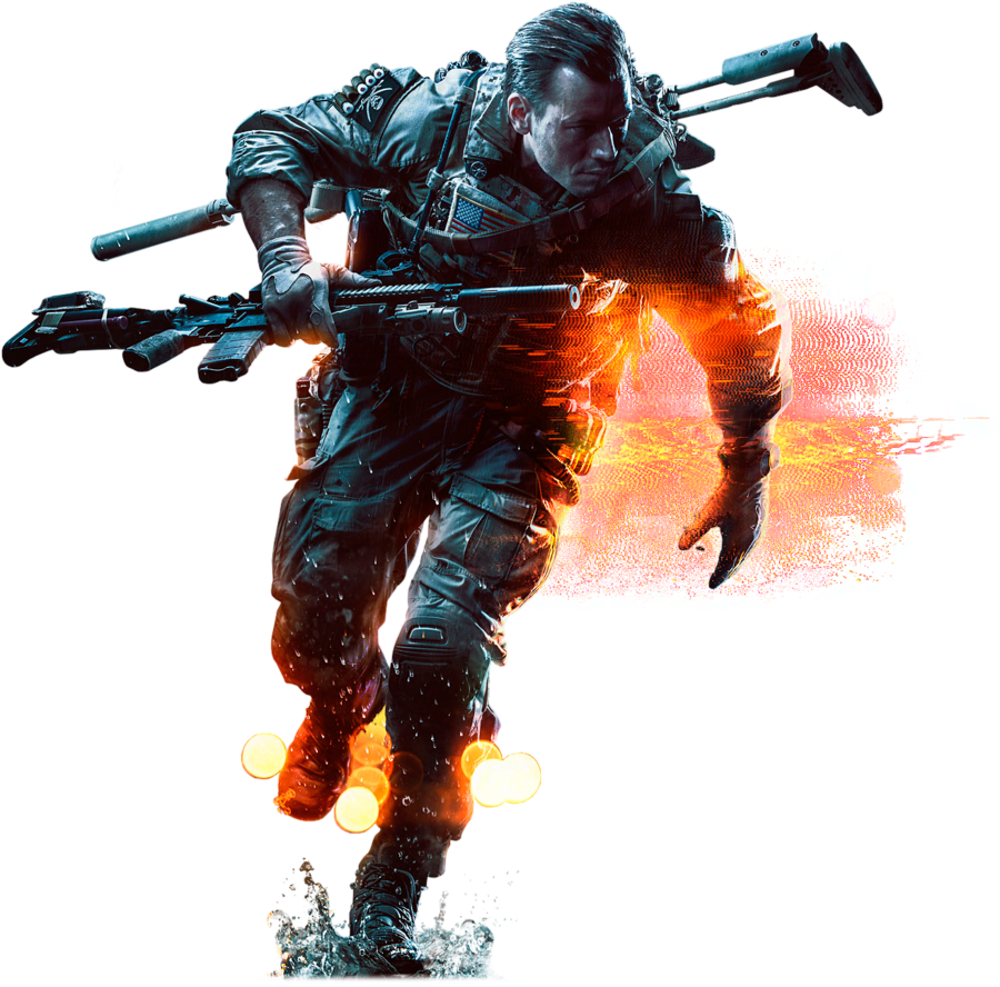 Battlefield Weapon Soldier Play4 Transparent PNG Image