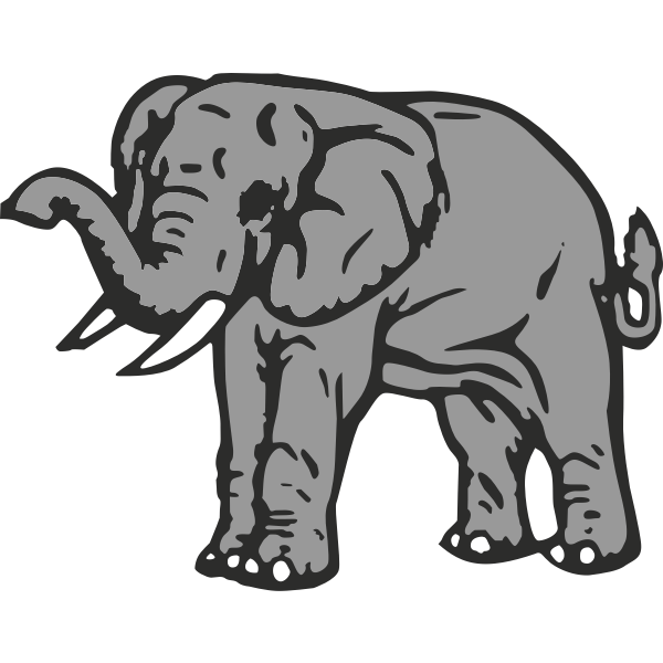 Vector Elephant African Transparent PNG Image