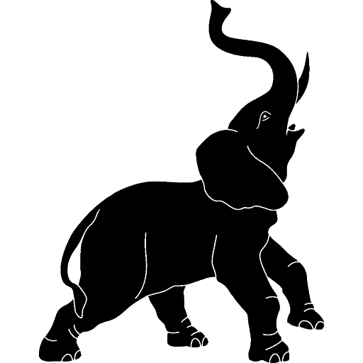Vector Elephant African Transparent PNG Image
