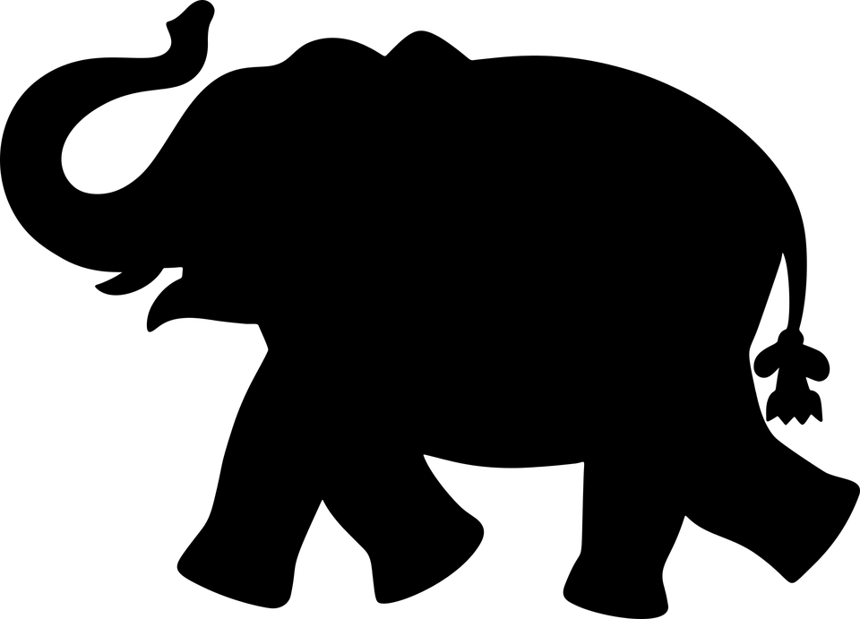 Vector Elephant African Transparent PNG Image